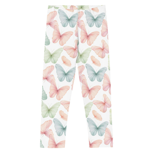 Fluttering Butterfly Leggings - Blue Marc