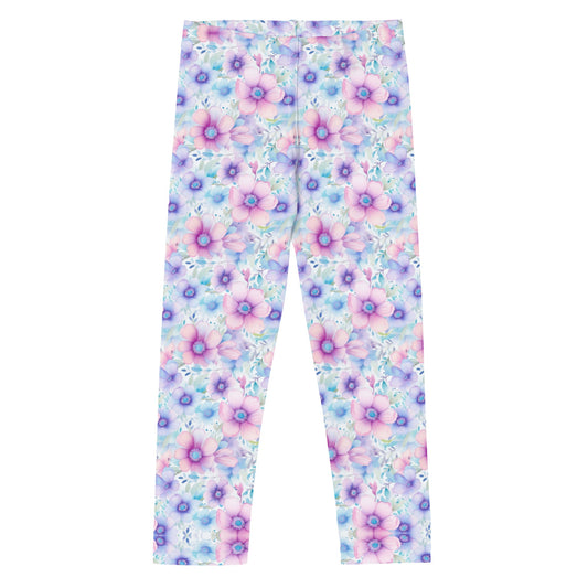 Violet Bloom Leggings - Blue Marc