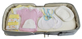 Baby Girls' 12-Piece Baby Clothing Starter Set with Diaper Bag