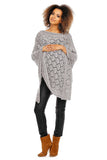 Graceful Evenings: Lightweight Openwork Poncho for Effortless Style