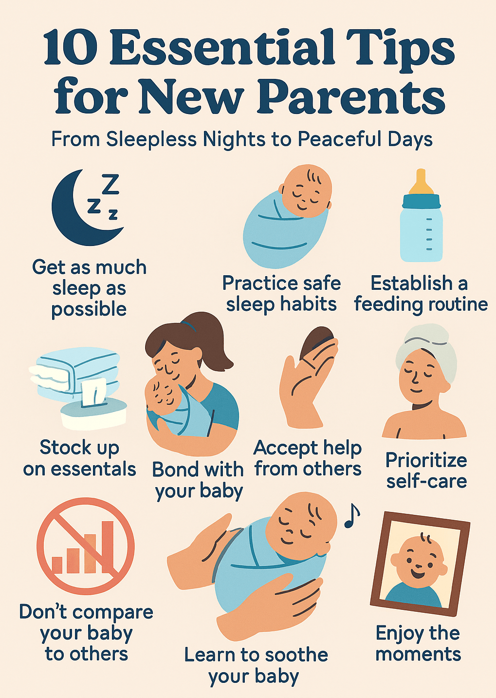 👶🏽 10 Essential Tips for New Parents: From Sleepless Nights to Peaceful Days - Blue Marc