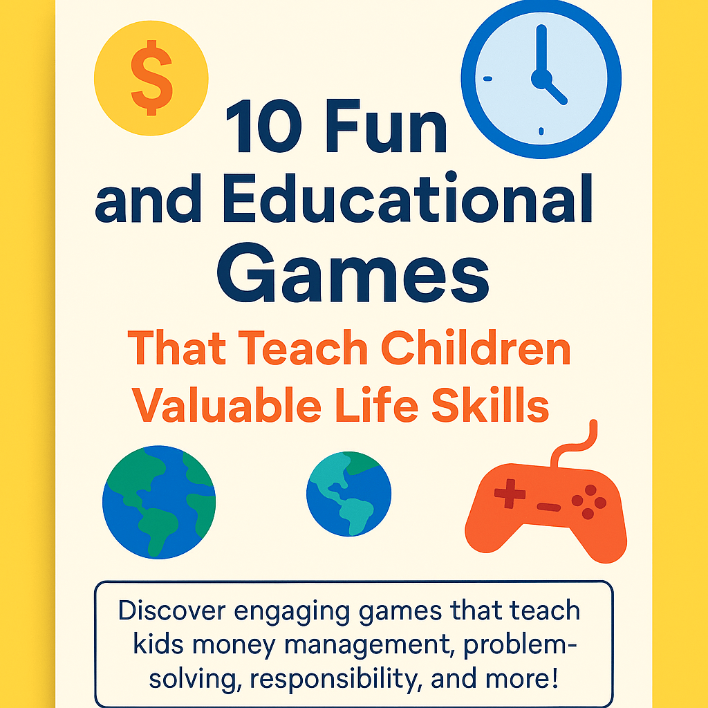 🎮 10 Fun and Educational Games That Teach Children Valuable Life Skills - Blue Marc