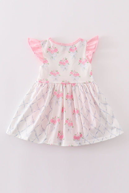 Baby Girl Floral Skirted Romper – Sweet and Playful Design