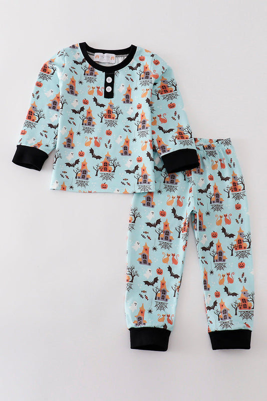 “Haunted Dreams” Halloween Pajama Set for Boys