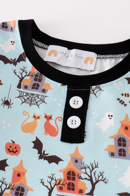 “Haunted Dreams” Halloween Pajama Set for Boys