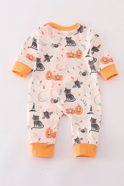 “Spooky Snuggles” Halloween Zipper Sleeper for Baby Boys