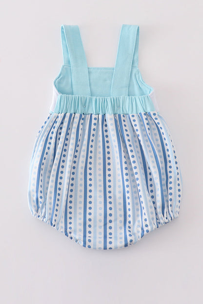 Baby Girl & Boy Whale Romper with Nautical Stripes – Perfect Summer Outfit