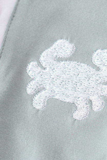 Sea Crab Polo Romper for Baby Boy