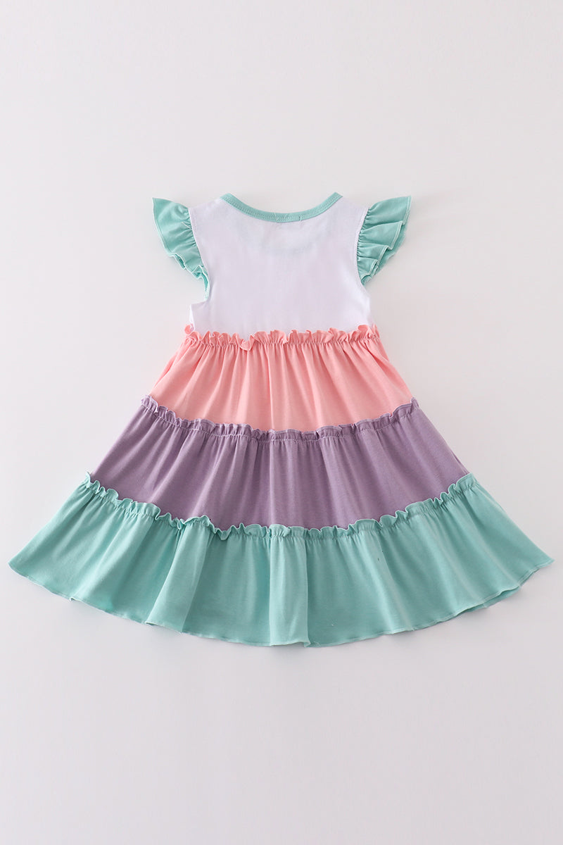 Adorable Rainbow Ruffle Girls' Dress - Perfect for Every Occasion