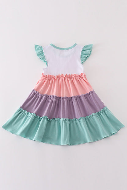 Adorable Rainbow Ruffle Girls' Dress - Perfect for Every Occasion