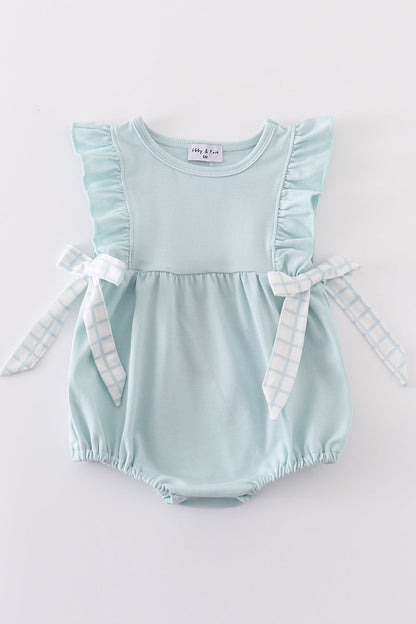 Bow Charm Romper for Baby Girl