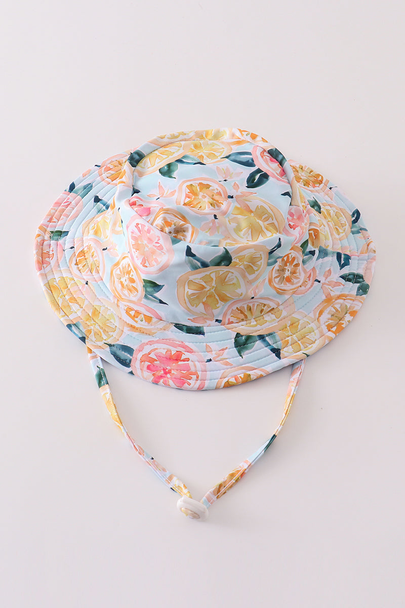 Citrus Breeze Lemon Sun Hat – Cheerful Sun Protection for Little Ones