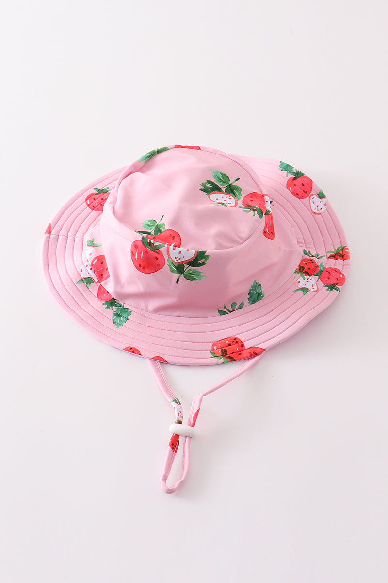 Sweet Strawberry Sun Hat – Stylish UV Protection for Little Ones