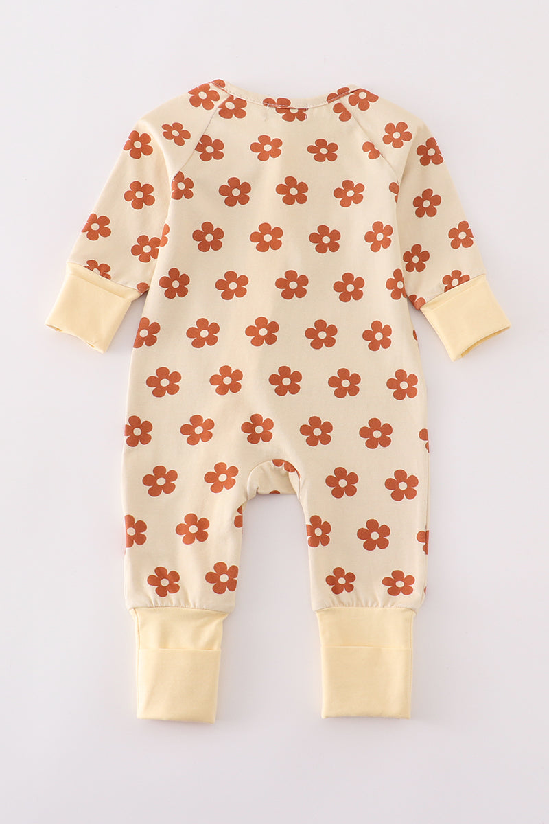 “Daisy Dreams” Baby Girl Zip Romper