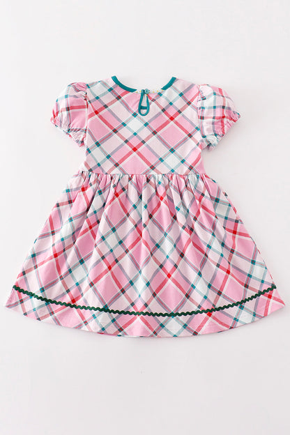 “Pretty in Plaid” Pink Dress for Girls