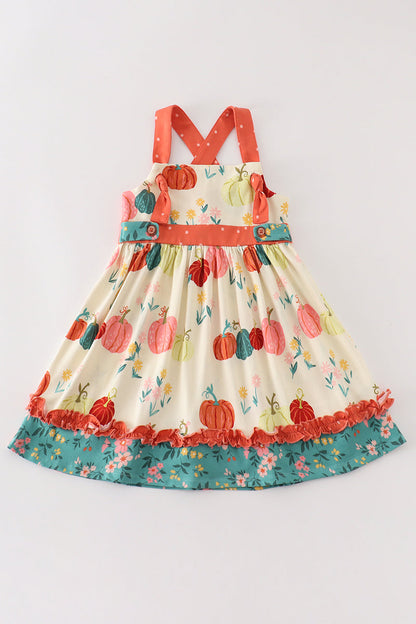 Pumpkin Patch Apron Dress