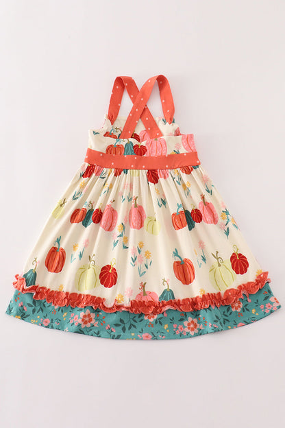 Pumpkin Patch Apron Dress