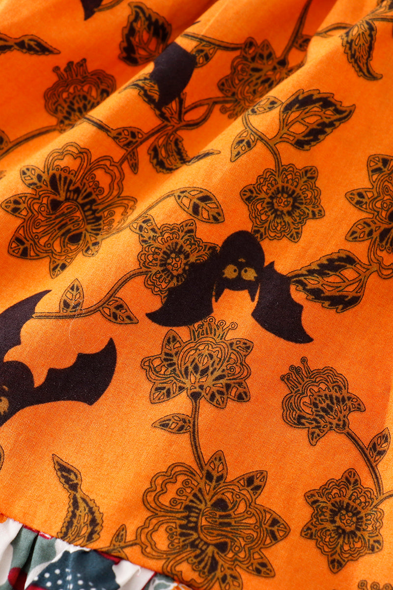 “Spooky Chic” Halloween Apron Dress for Girls