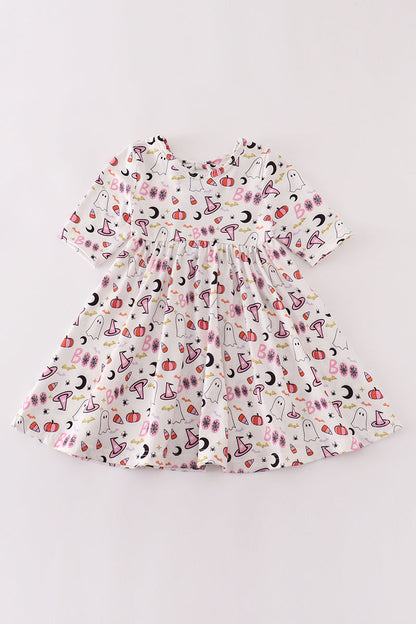 “Spooky Sweet Moments” Halloween Dress for Girls