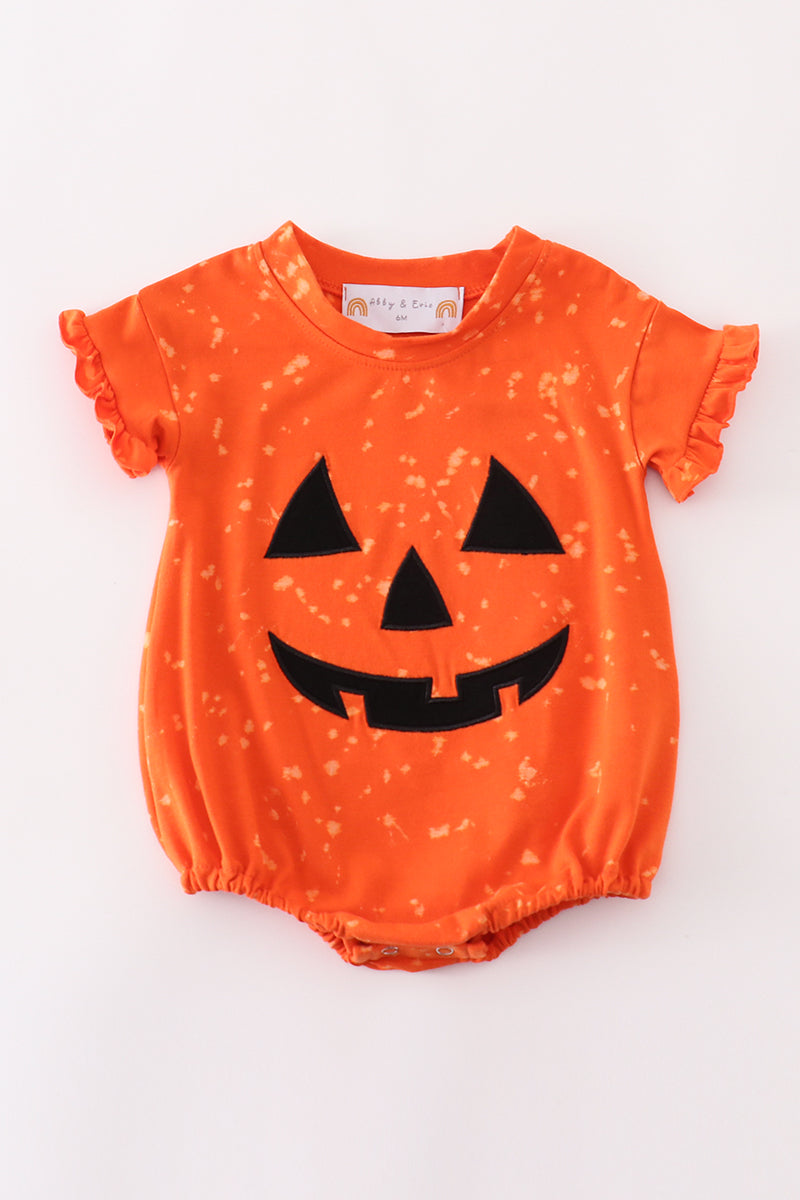 “Lil' Pumpkin” Halloween Romper for Baby Girl