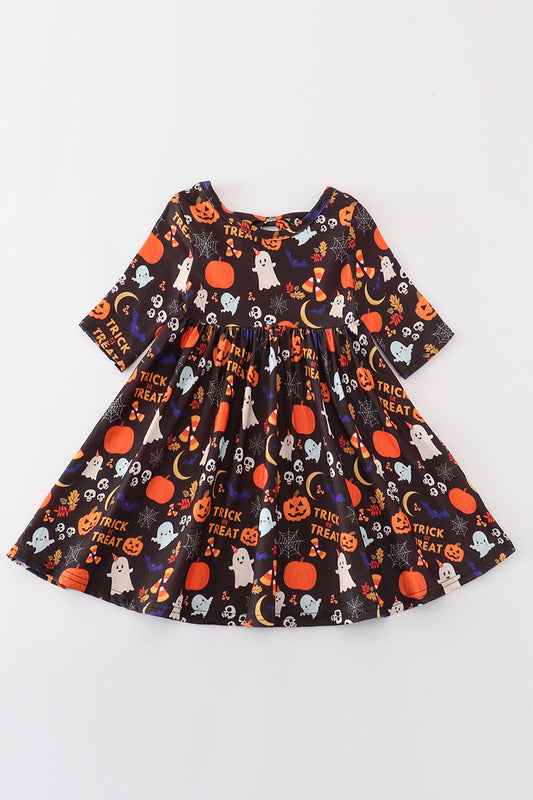 Trick-or-Treat Twirl Dress for Girls