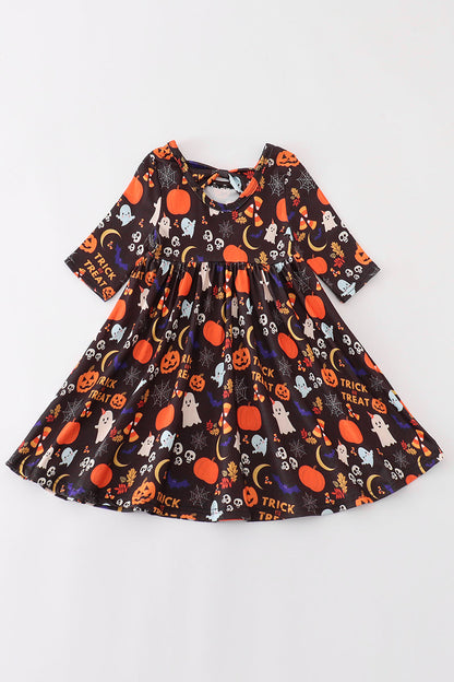 Trick-or-Treat Twirl Dress for Girls