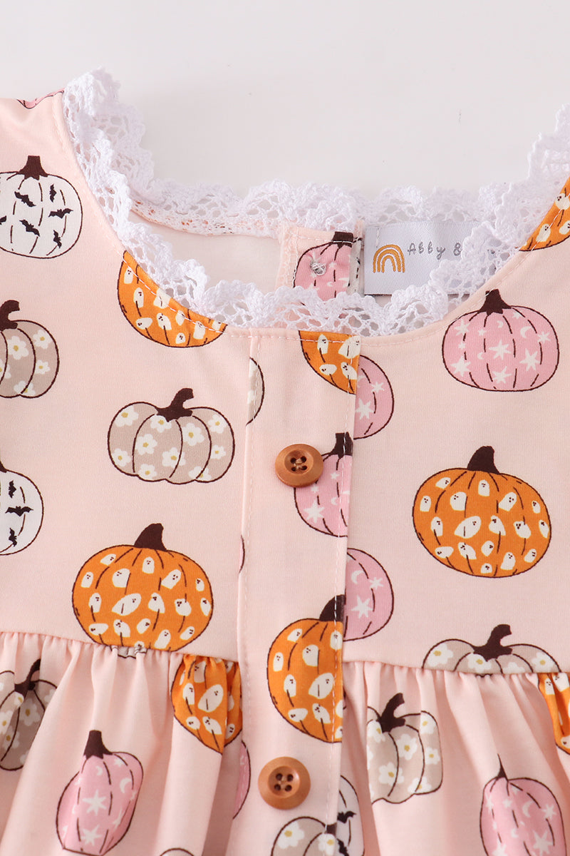 “Pumpkin Patch Parade” Dress for Little Girls