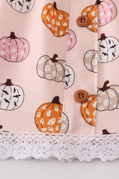 “Pumpkin Patch Parade” Dress for Little Girls