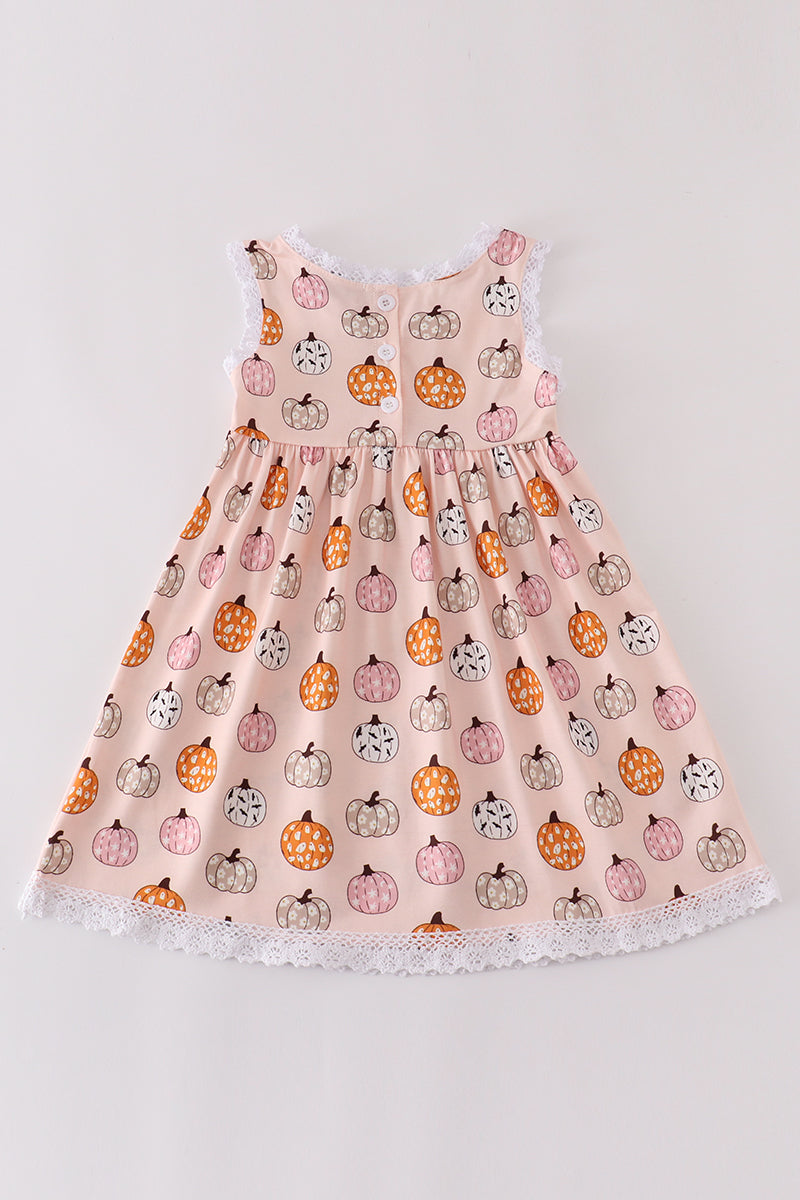 “Pumpkin Patch Parade” Dress for Little Girls