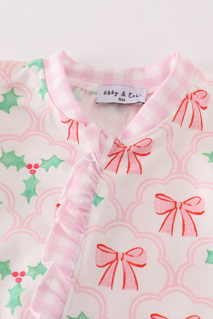 Holly Jolly Christmas Jumpsuit for Baby Girls