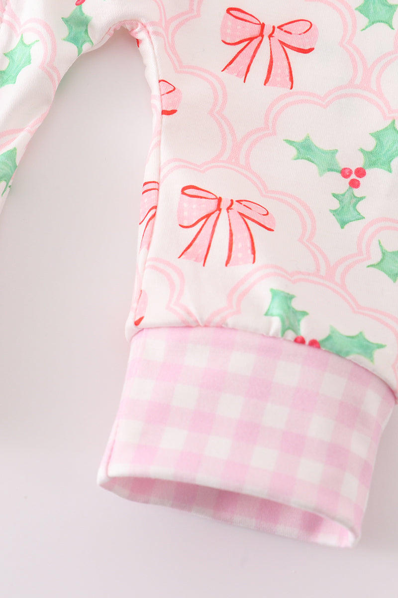 Holly Jolly Christmas Jumpsuit for Baby Girls