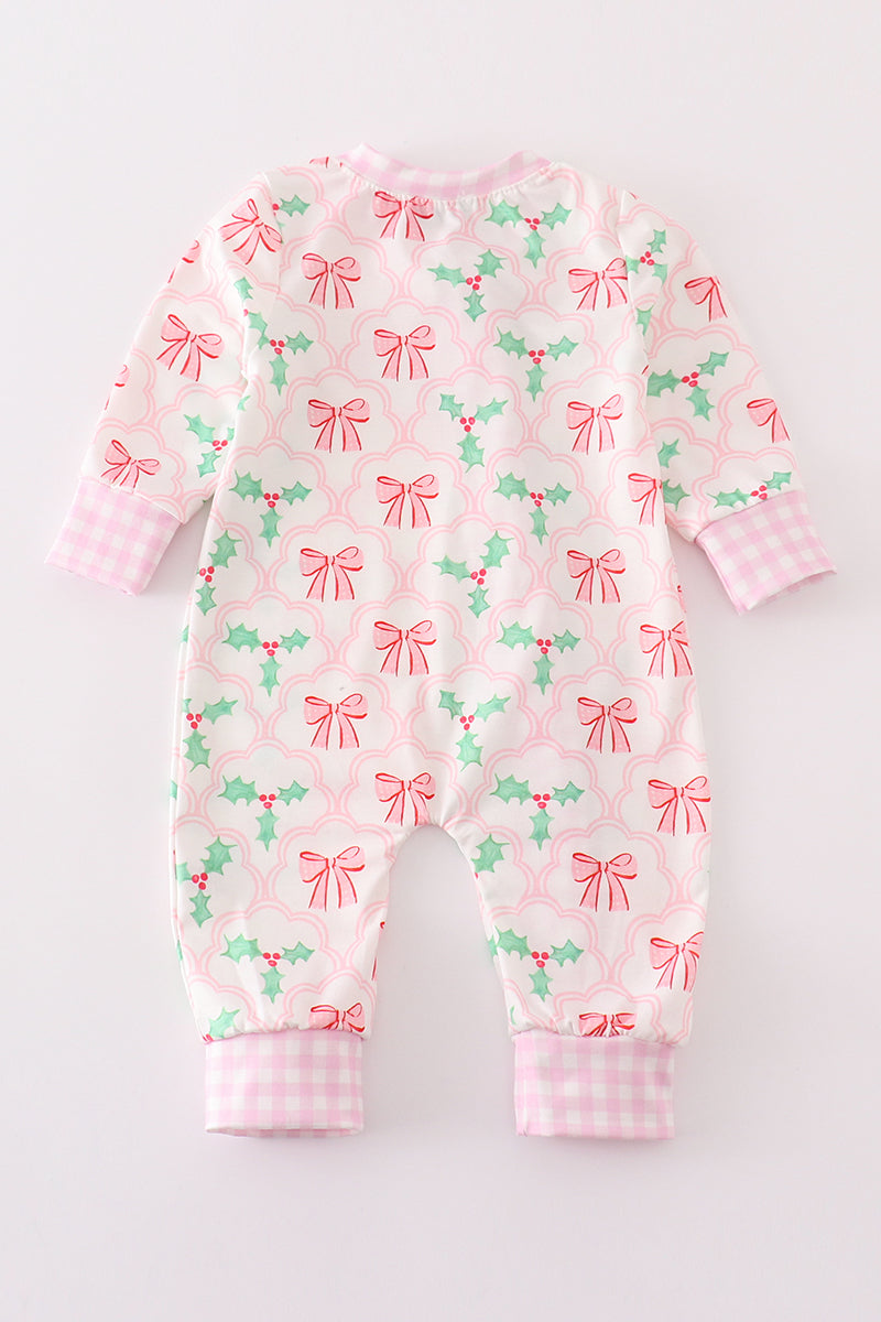 Holly Jolly Christmas Jumpsuit for Baby Girls