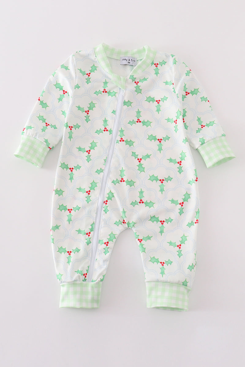 “Mistletoe Kisses” Baby Boy Jumpsuit