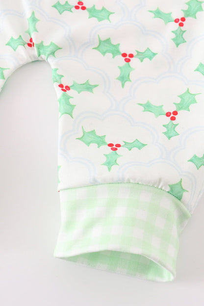 “Mistletoe Kisses” Baby Boy Jumpsuit