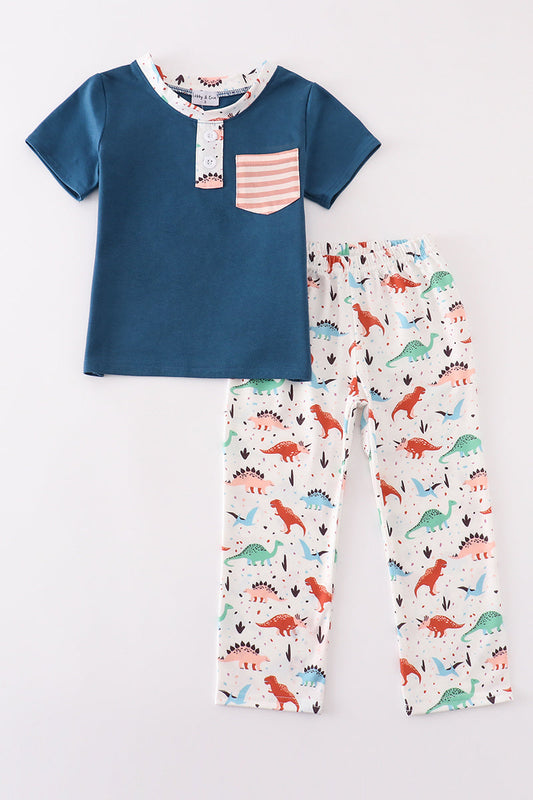 Dino Explorer 2-Piece Outfit Set for Boys