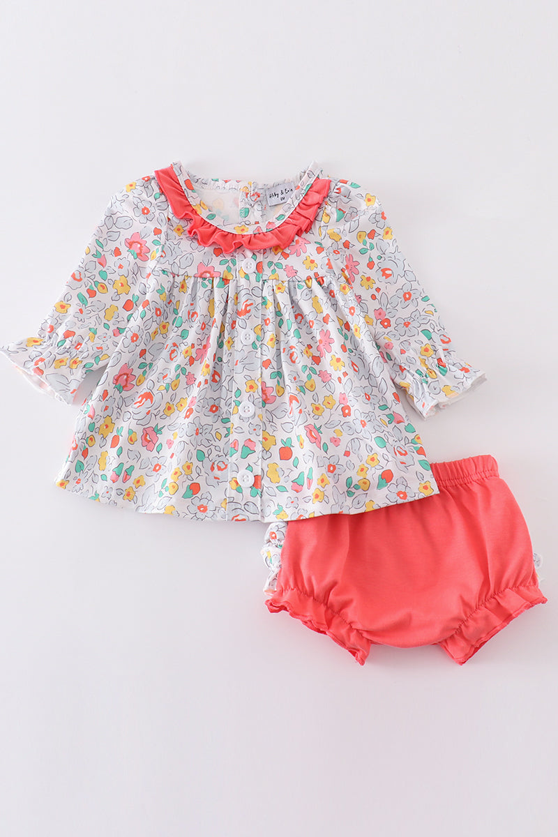 Baby Girls' Top & Bloomer Short Set