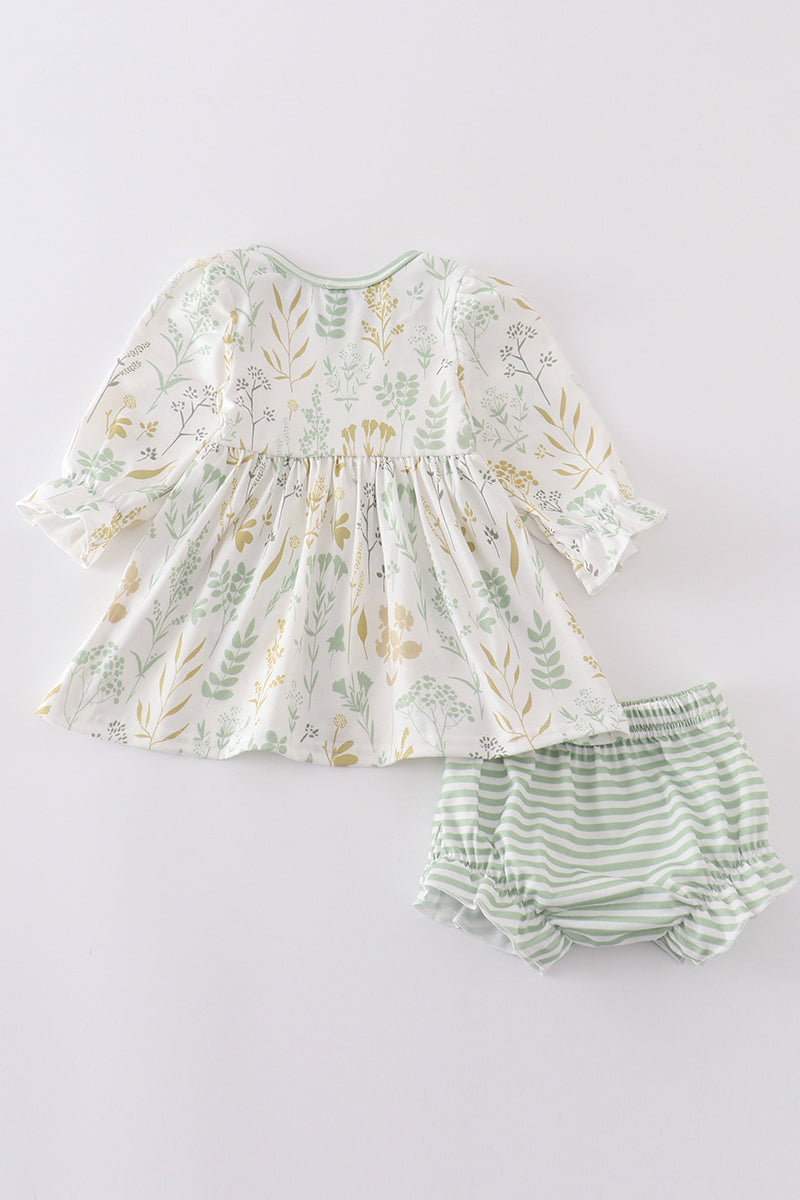 Baby Girls' Botanical Top & Bloomer Short Set