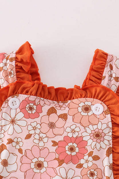 Autumn Blooms Jumpsuit for Baby Girl