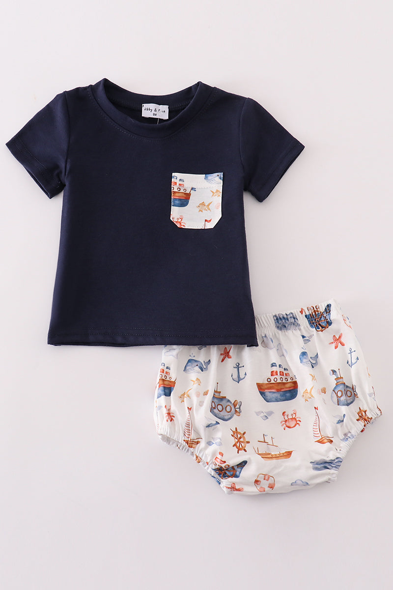 Nautical Explorer Baby Boy 2-Piece Set