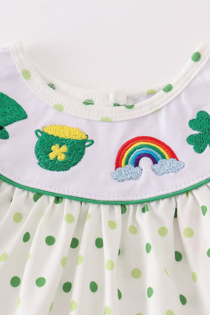 Lucky Charm Baby Girls' St. Patrick’s Day Bloomer Set