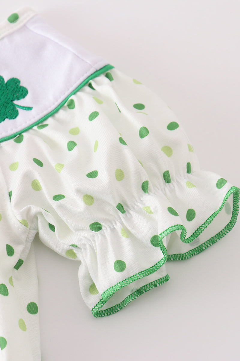 Lucky Charm Baby Girls' St. Patrick’s Day Bloomer Set