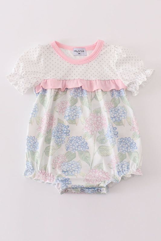 Baby Girls' Hydrangea Haven Romper