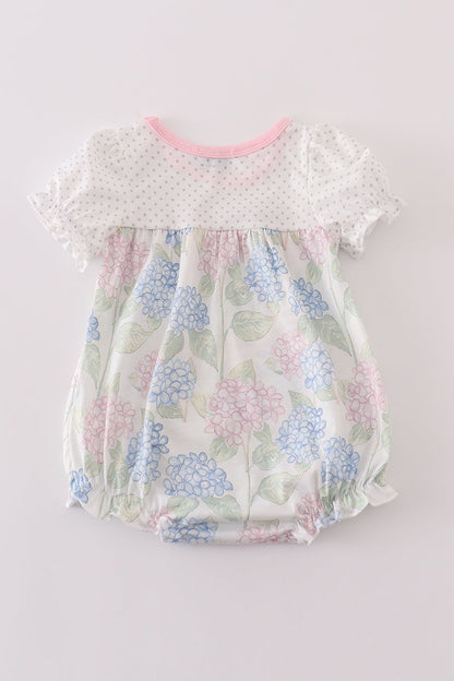 Baby Girls' Hydrangea Haven Romper