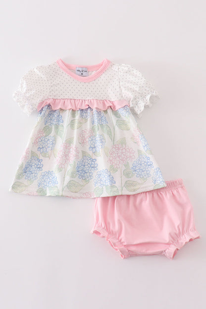 Hydrangea Charm Baby Girl 2-Piece Set