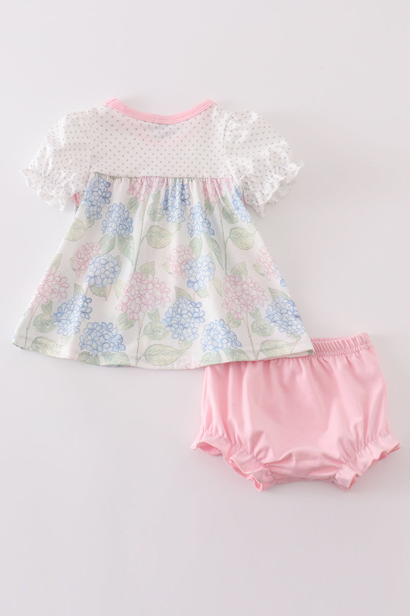 Hydrangea Charm Baby Girl 2-Piece Set