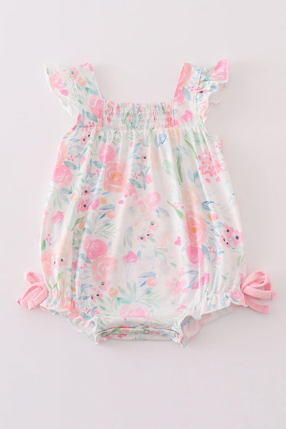 Spring Ripple Baby Girl Romper