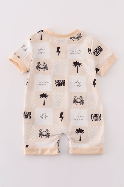 Beach Vibes - Baby Boys' Summer Romper