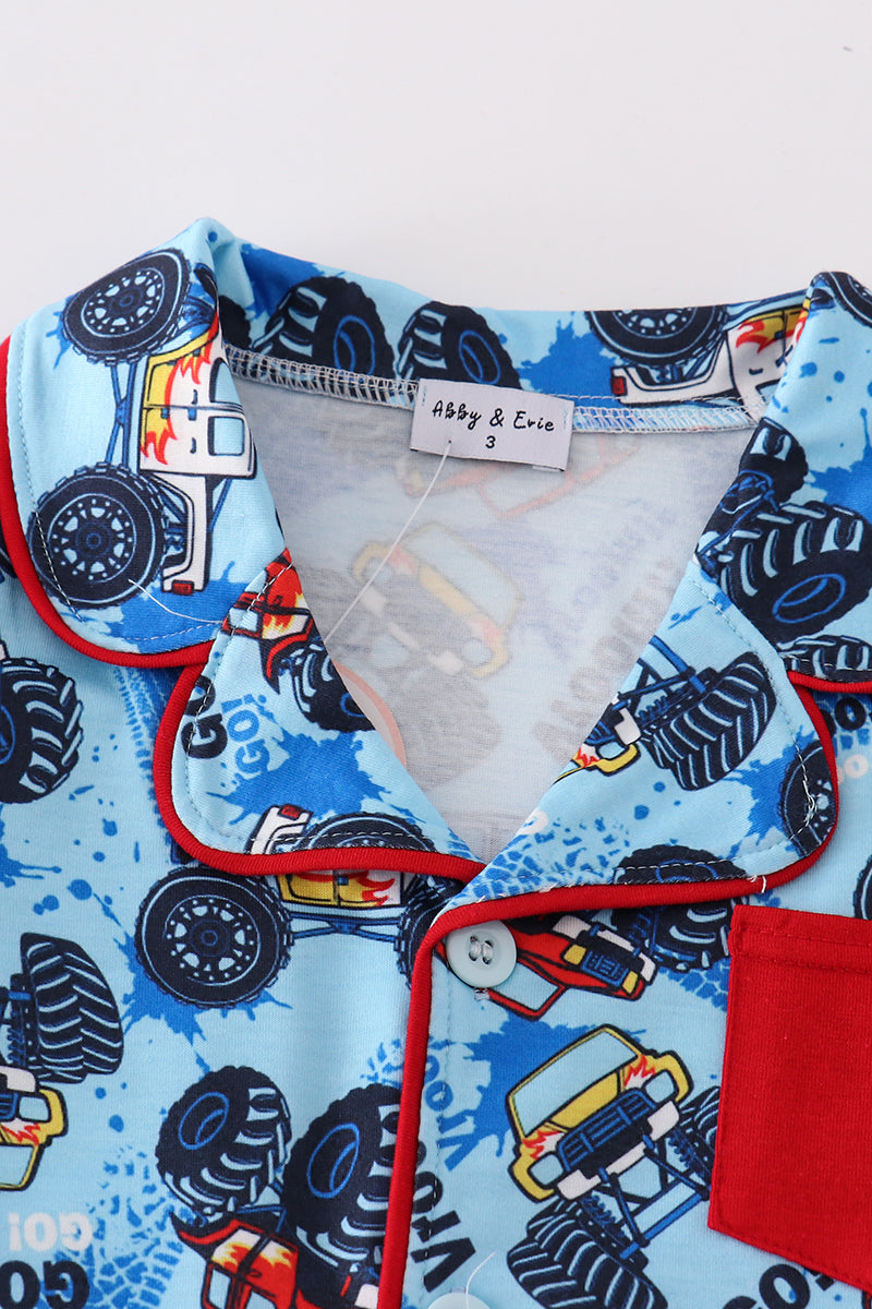 Monster Truck Dreams Boys’ Pajama Set