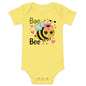 🐝💛 Bae Bee Baby Bodysuit – Cute & Punny One - Piece for Baby Girls - Blue Marc