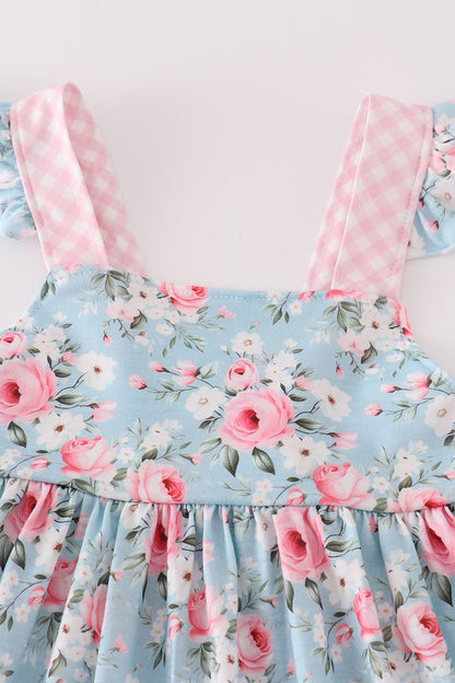 Blue Sky Garden Dress – Sweet & Stylish for Your Little Girl - Blue Marc